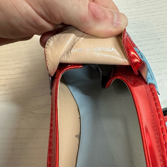 MR Womans Loafer Shoes Bright Size 39 Made In Portugal MSRP $675 - Picture 6 of 7